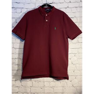 Polo by Ralph Lauren Men's Short Sleeve Polo Shirt Size M Maroon Classic Fit